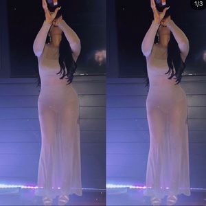 Beautiful sheer limited edition Zara dress worn once